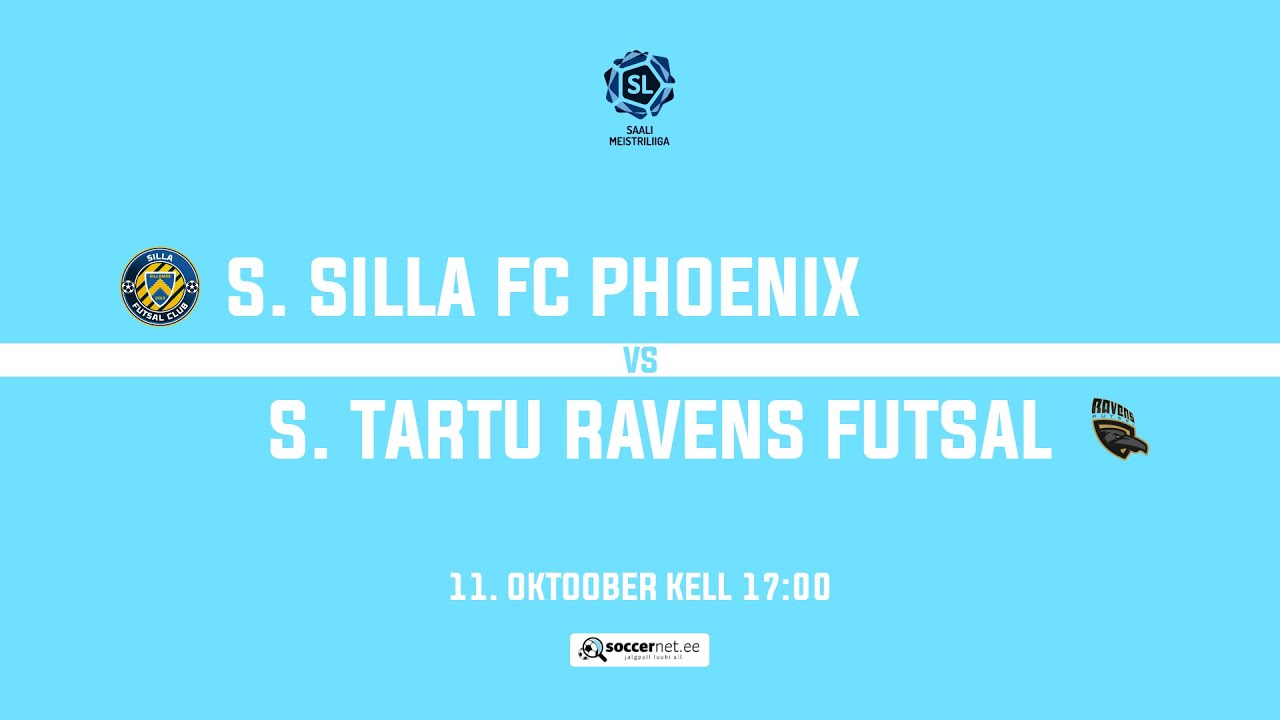 S. Silla FC Phoenix - S. Tartu Ravens Futsal, Saalijalgpalli Meistriliiga