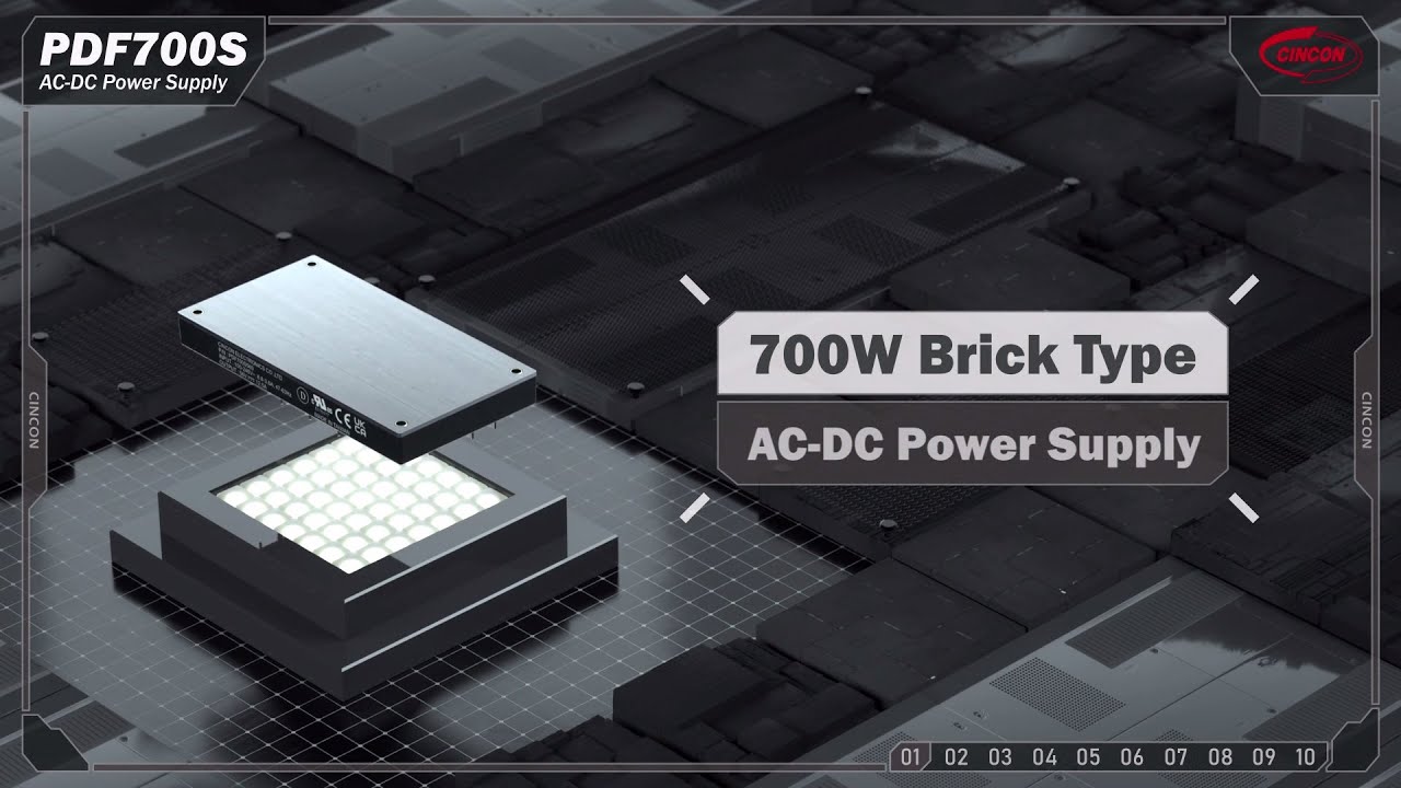 Cincon PDF700S AC-DC Brick Power Supply (AC-DC Brick Converter)