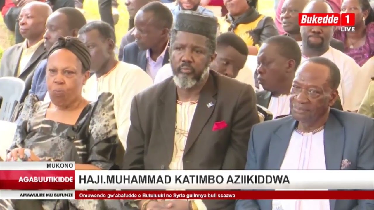 Hajji Muhhammad katimbo aziikiiddwa. yafiiridde mu Butuluuki. Abakungubazi bamutenderezza.