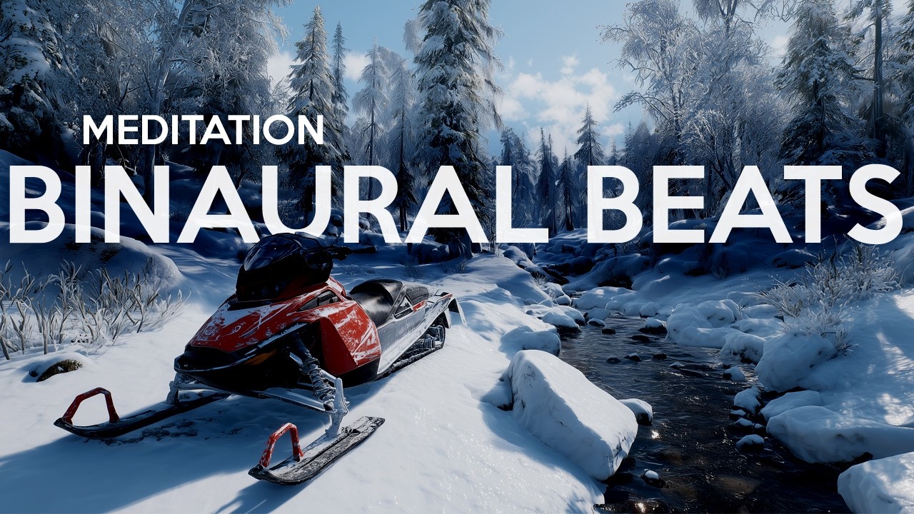 Meditation Music | 10Hz Binaural Beats Alpha Waves for Meditation, Mindfulness – Frozen Beauty