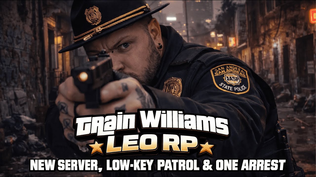Train Williams RP | First Day with SASP | New Server, Low-Key Patrol & One Arrest | Centurion RP