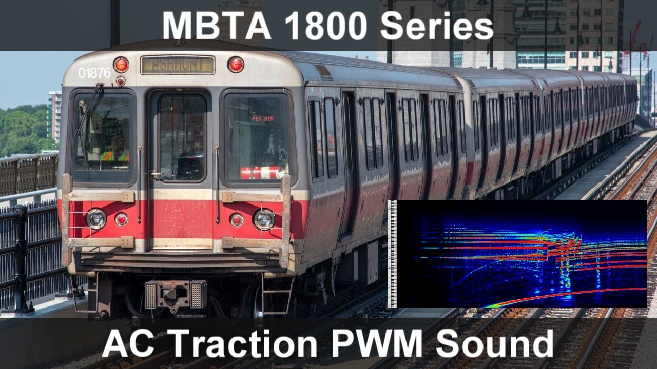 [Inductor-Recorded Traction Motor Sound モハラジオ録音] MBTA 1800 Series [GE GTO-VVVF]