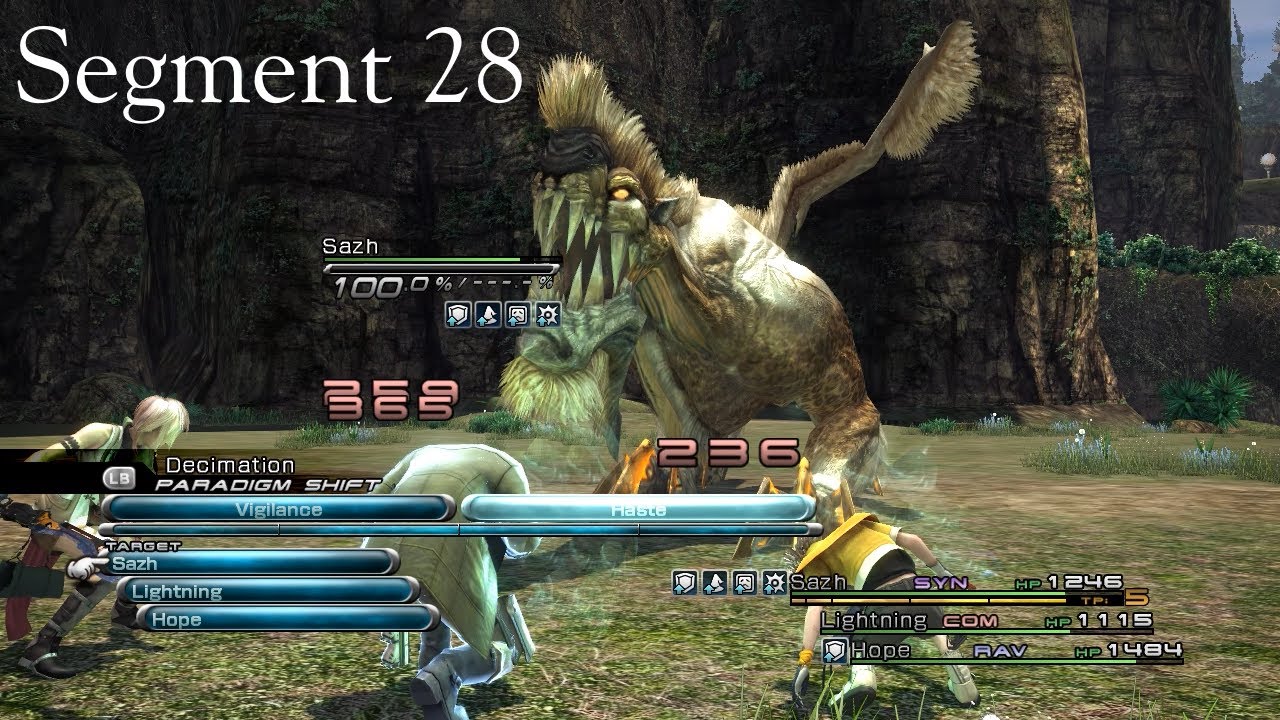 Final Fantasy XIII Hard Mode Segment 28