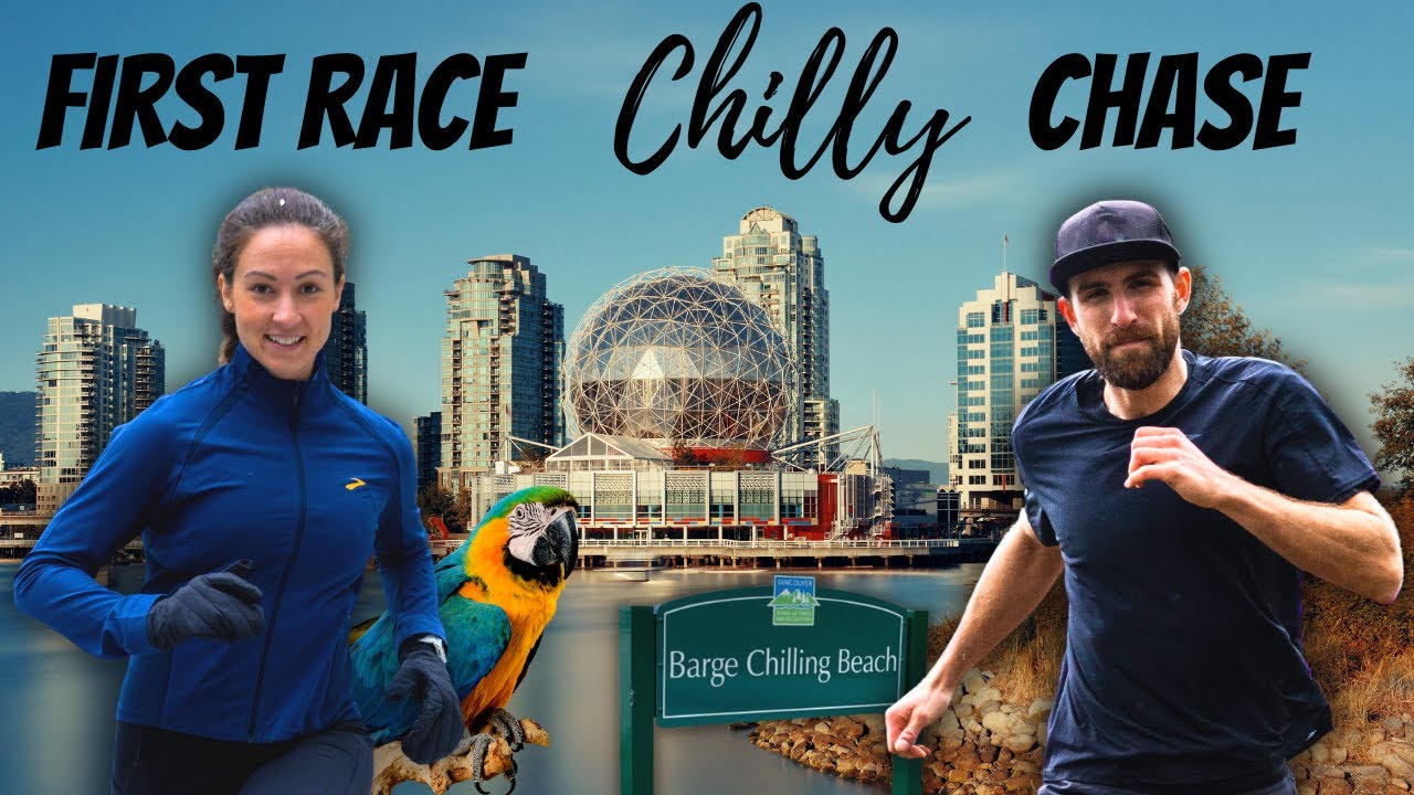 Vancouver Chilly Chase 10k run | 10k PB's & a Barge