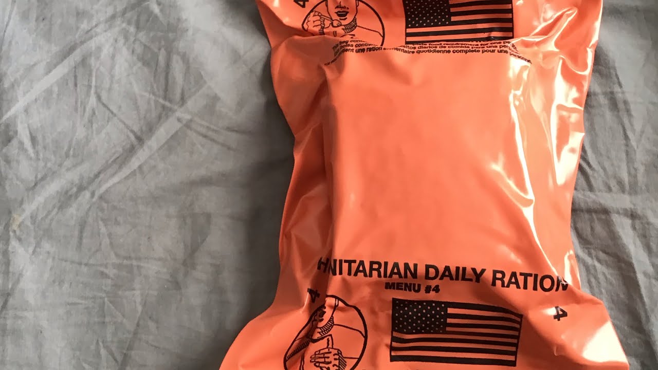 2019 Humanitarian Daily Ration  Menu 4