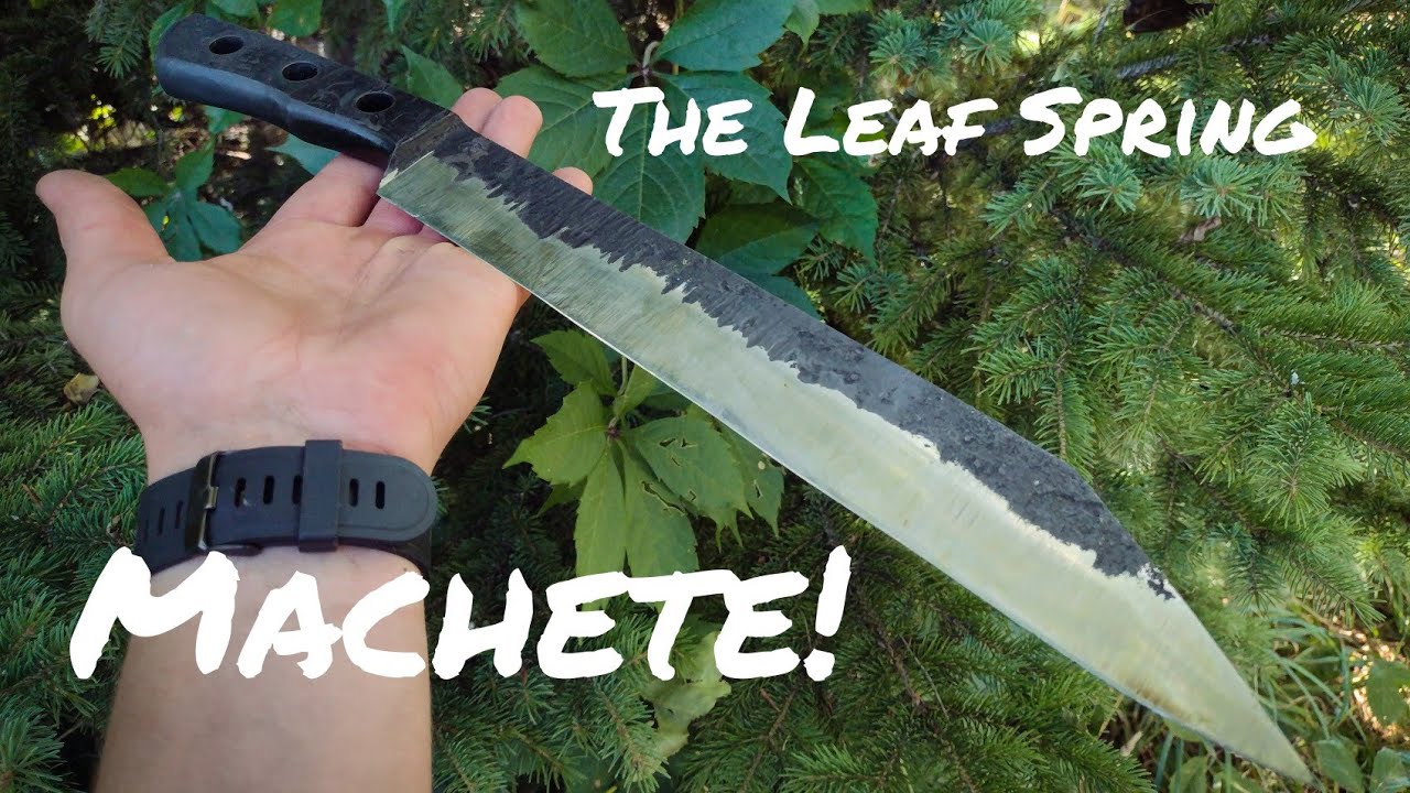 Forging a Machete From Leaf Spring