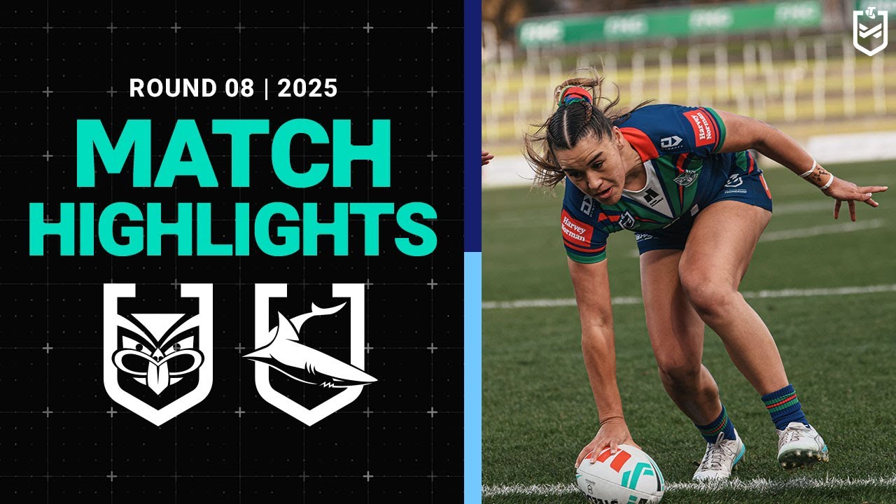 2025 NRLW Match Highlights | Warriors v Sharks | Round 8