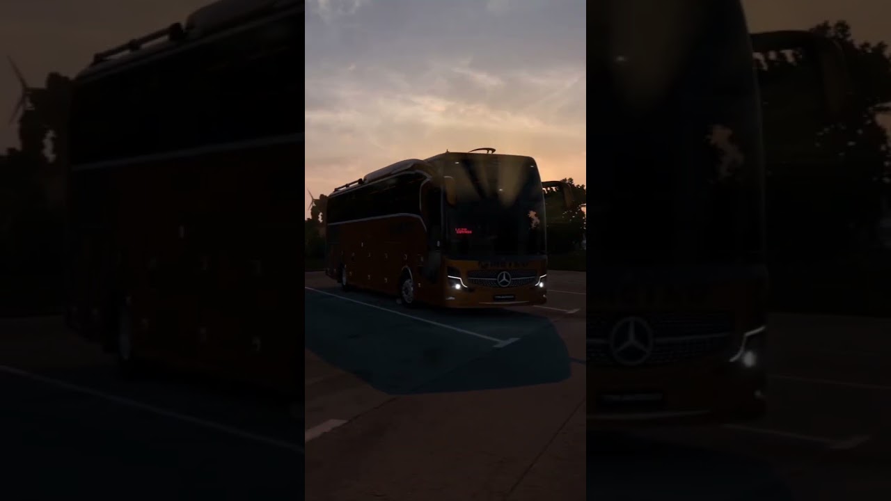 Mercedes-Benz New Travego 16 SHD 2024 #music #edm #bass #remix #scs #ets2 #ets2mods #truck #gaming