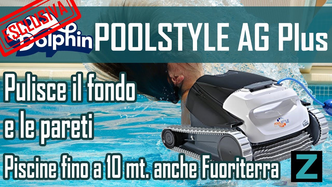 Maytronics Dolphin Poolstyle AG Plus - Robot pulitore elettrico per piscine | ZefiroPiscine