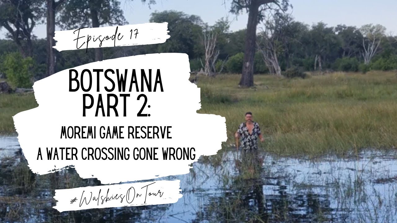 Ep 17: Botswana Part 2: Moremi Game Reserve, Okavango Delta and a water crossing gone wrong.