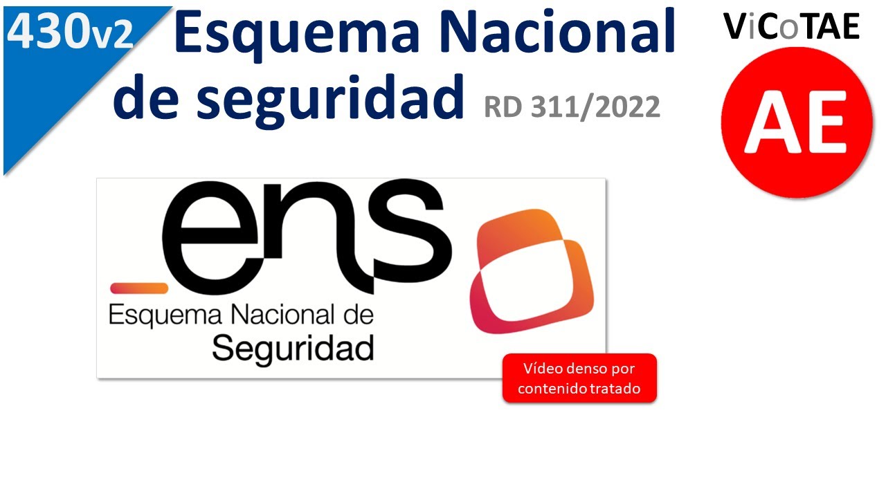 430v2 Esquema Nacional de Seguridad V2 ENS 2022 RD 311/2022