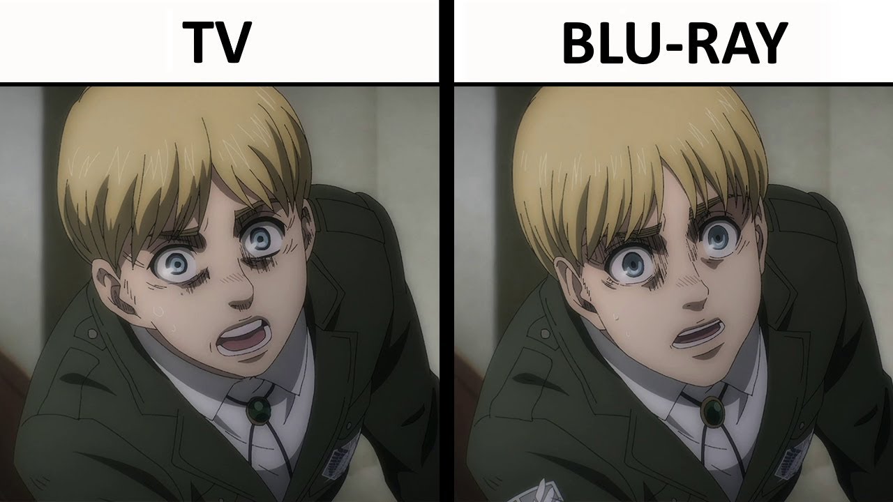 All Attack on Titan S4 Part 1 TV vs Blu Ray Differences