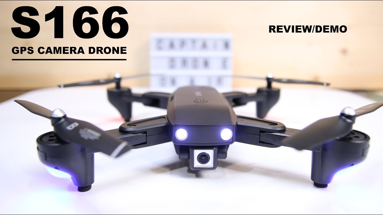 CSJ S166 GPS Foldable Camera Drone - Under $80 - Good for Beginners