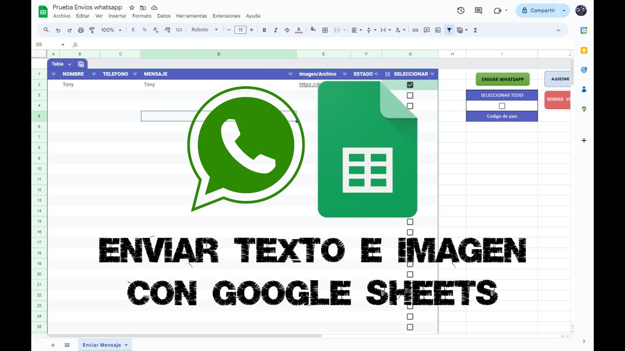 Envios Masivos con Google Sheets - PROXIMAMENTE - ¡GRATIS!