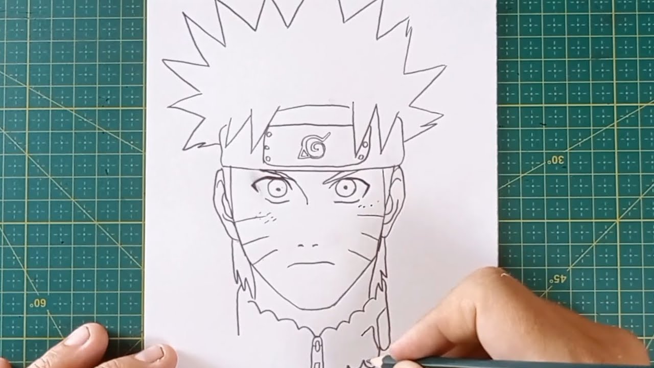 How to draw NARUTO || step by step || anime drawing