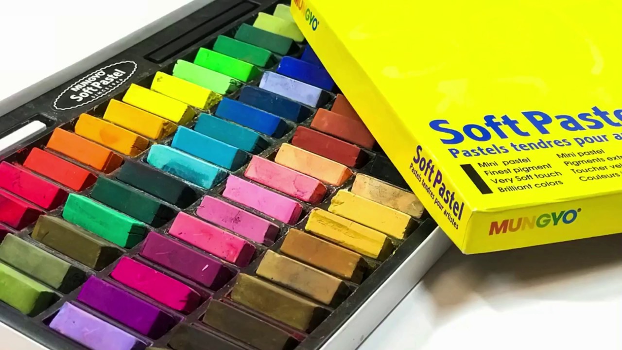 Обзор набора Mungyo Soft Pastel 64 и демонстрация пастели