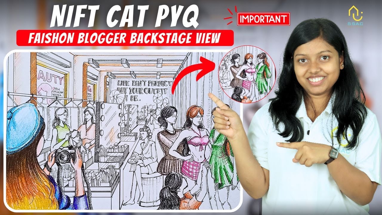 NIFT PYQ &ndash; Fashion Blogger&rsquo;s Backstage View, step by step&nbsp;solution