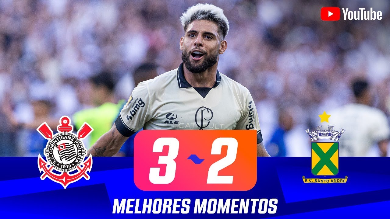 CORINTHIANS 3 X 2 SANTO ANDRÉ | MELHORES MOMENTOS | 11ª RODADA | PAULISTÃO 2024