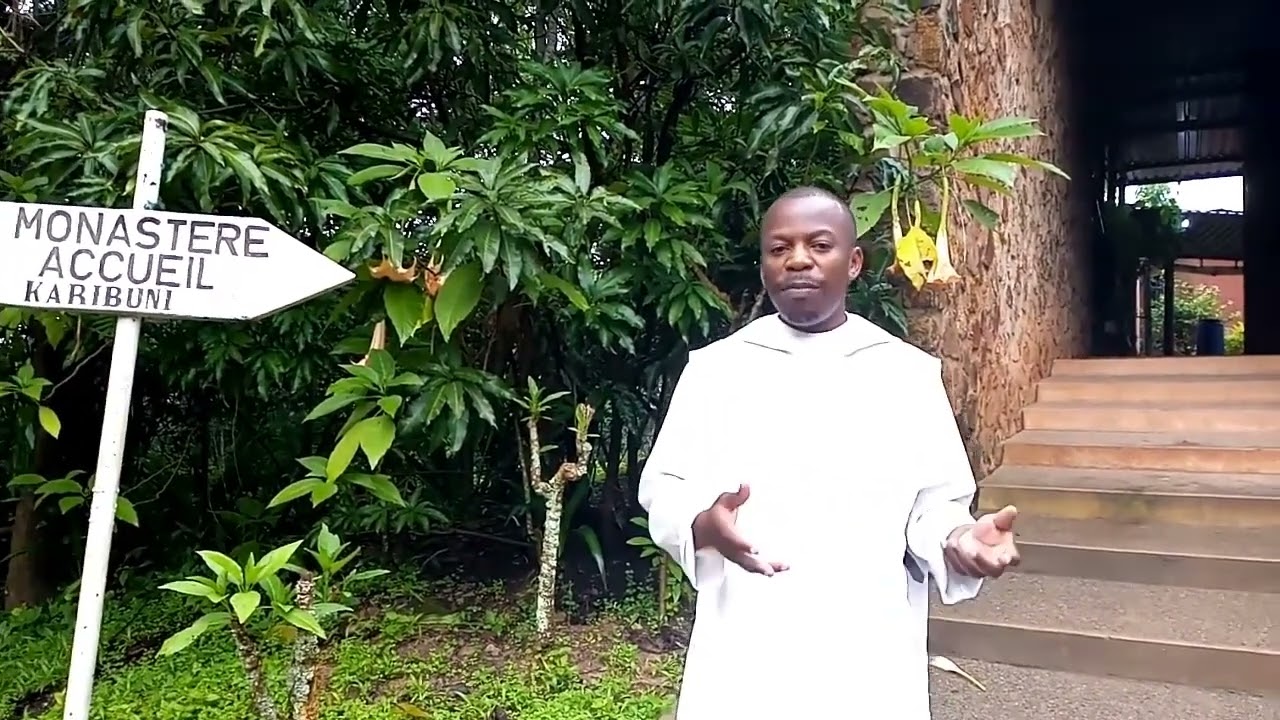 Les moines bénédictins du monastère de Kiswishi/Lubumbashi.