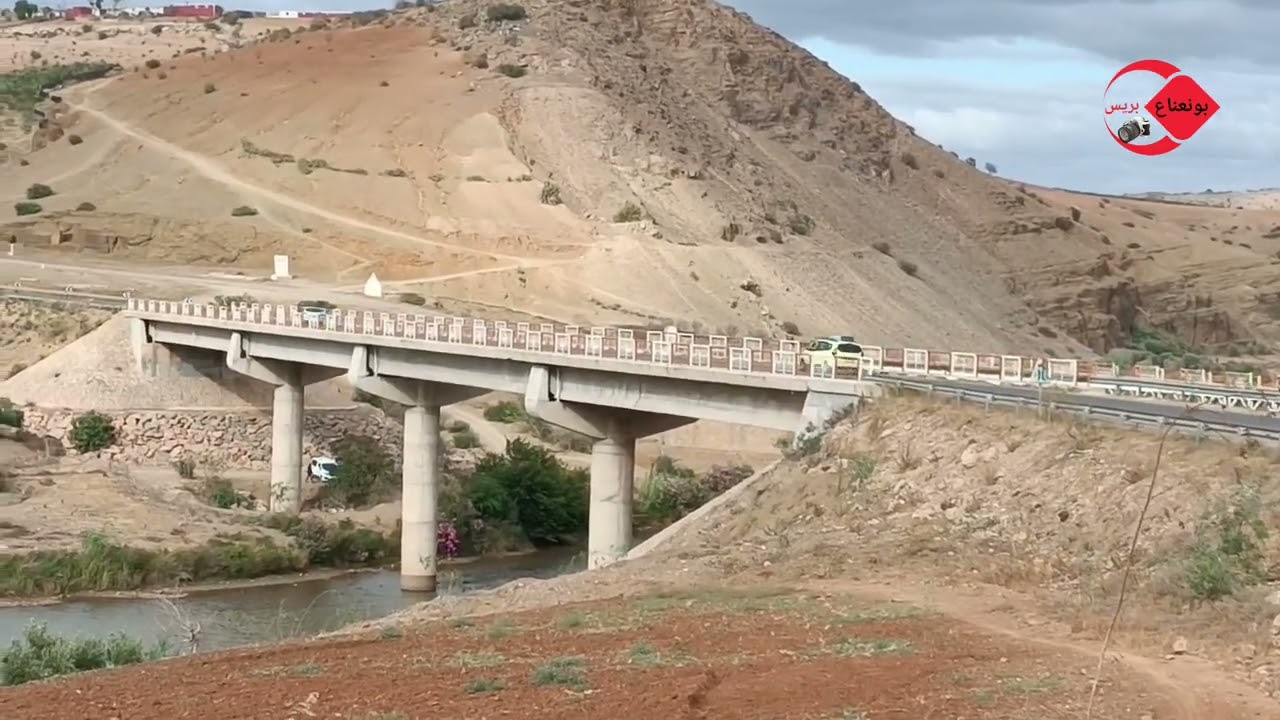 أجي تشوف كيف تستغل مياه  واد أم الربيع على مشارف مدينة بولعوان.