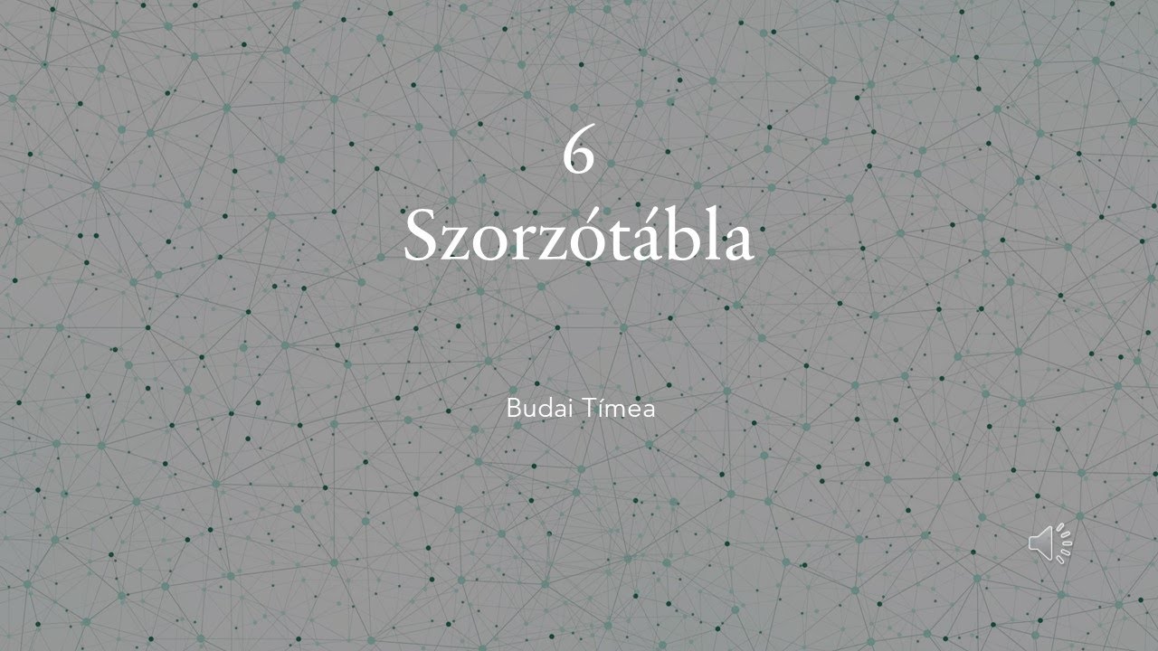 HATOS SZORZÓTÁBLA BEVÉSÉSE