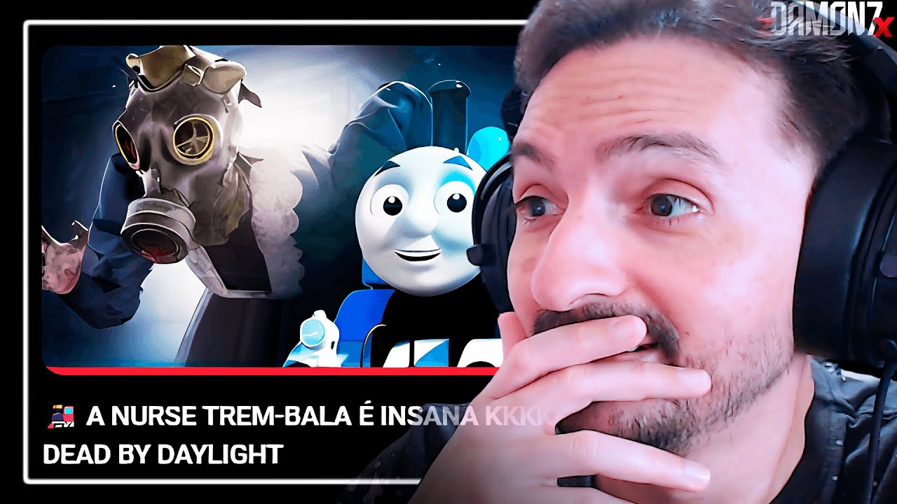 A NURSE TREM BALA &Eacute; ASSUSTADORA! - Cortes do zDamon - Dead by Daylight