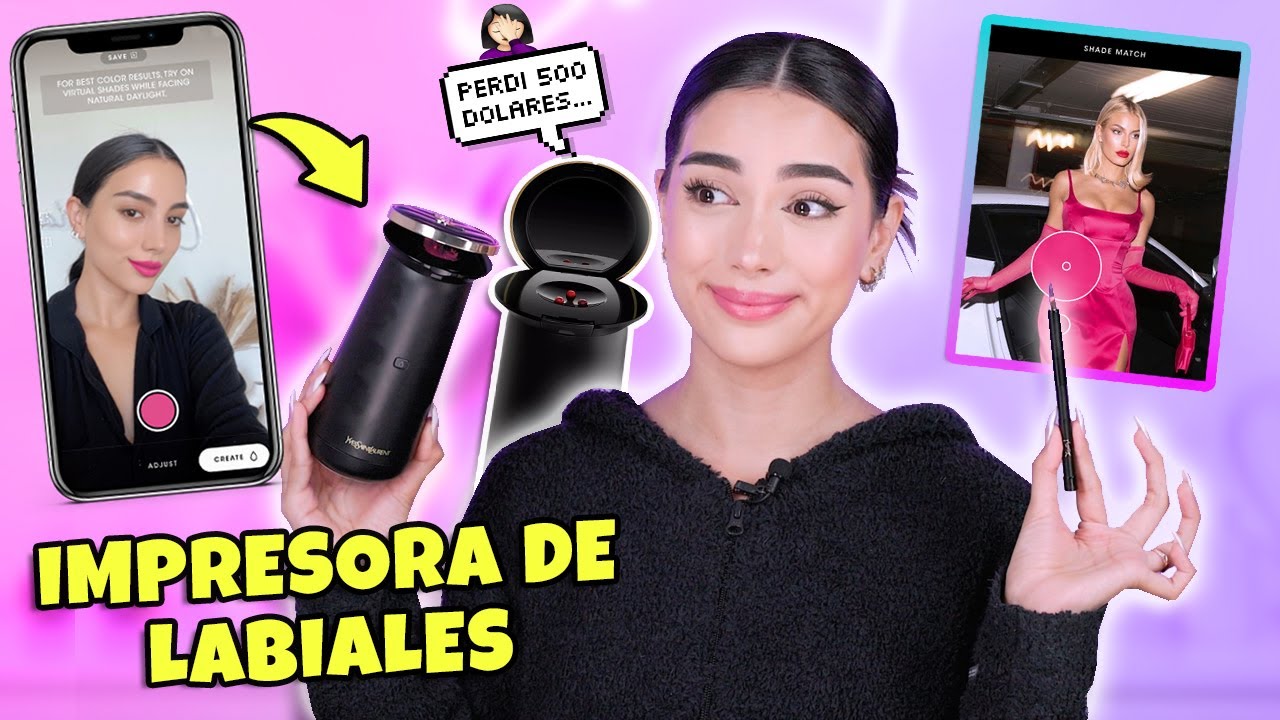 PROBANDO IMPRESORA PARA HACER LABIALES 💄 😱 GASTE $500 DOLARES EN ESTO 😣 ¿VALIÓ LA PENA? | Claudipia
