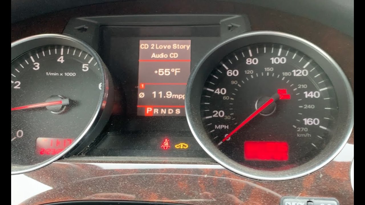 Audi Dread Air Suspension Yellow Warning Light