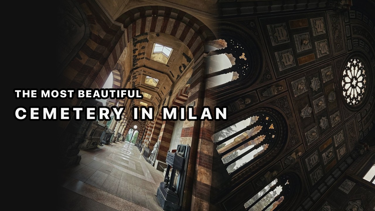 Monumental Cemetery of Milan - Travel Vlog 2025 — #milan #vlog