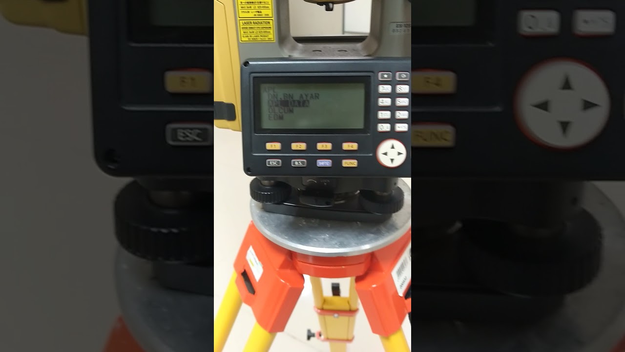 TOGU TOPCON TOTAL STATION APLİKASYON İŞLEMİ