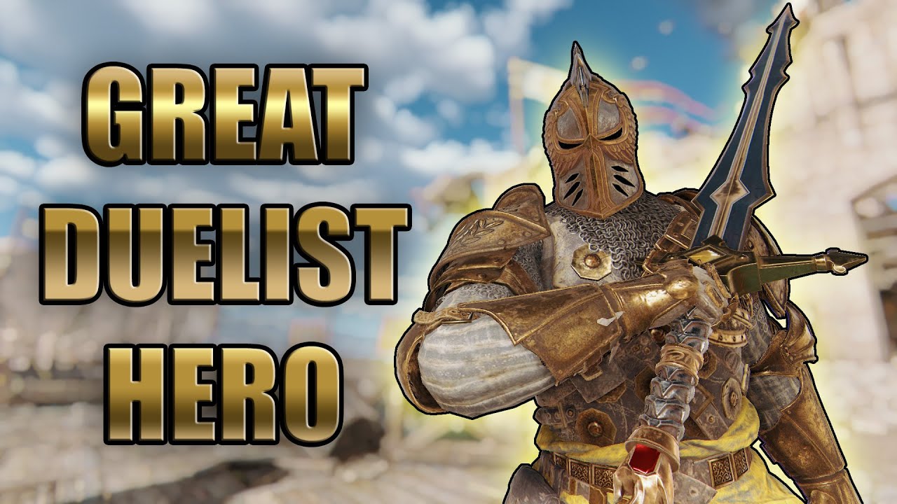 A Great Duelist Hero survives nasty Ganks - Reworked Warden | #ForHonor