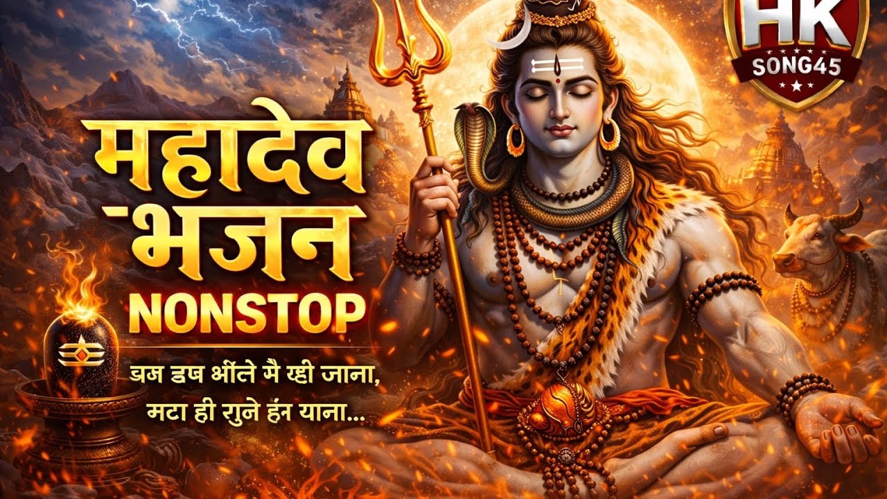 🙏महादेव भजन Nonstop AudioJukebox 2026🙏 | भोलेनाथ की बारात|❤️Shiv ParvatiVivah Bhajan|💫Feel Hk song45