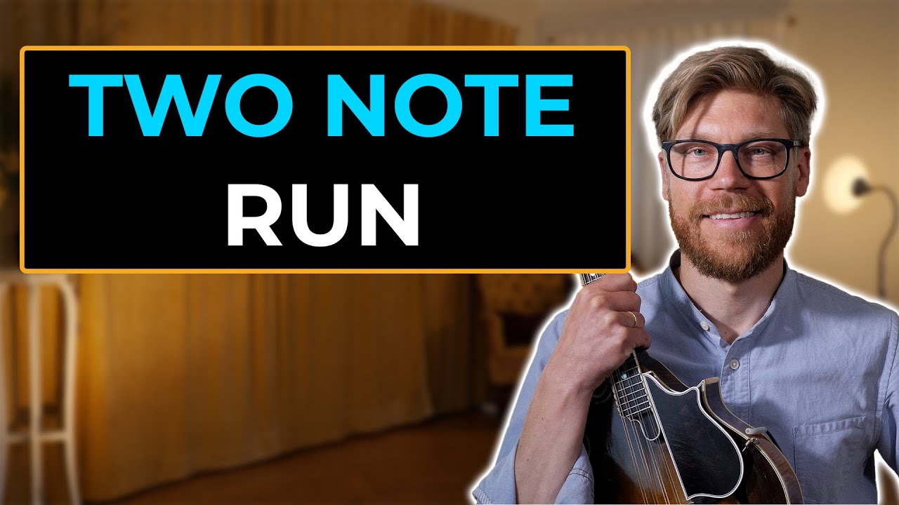 Mandolin Lesson // Melodic Run and Lick // Two Note Sequence