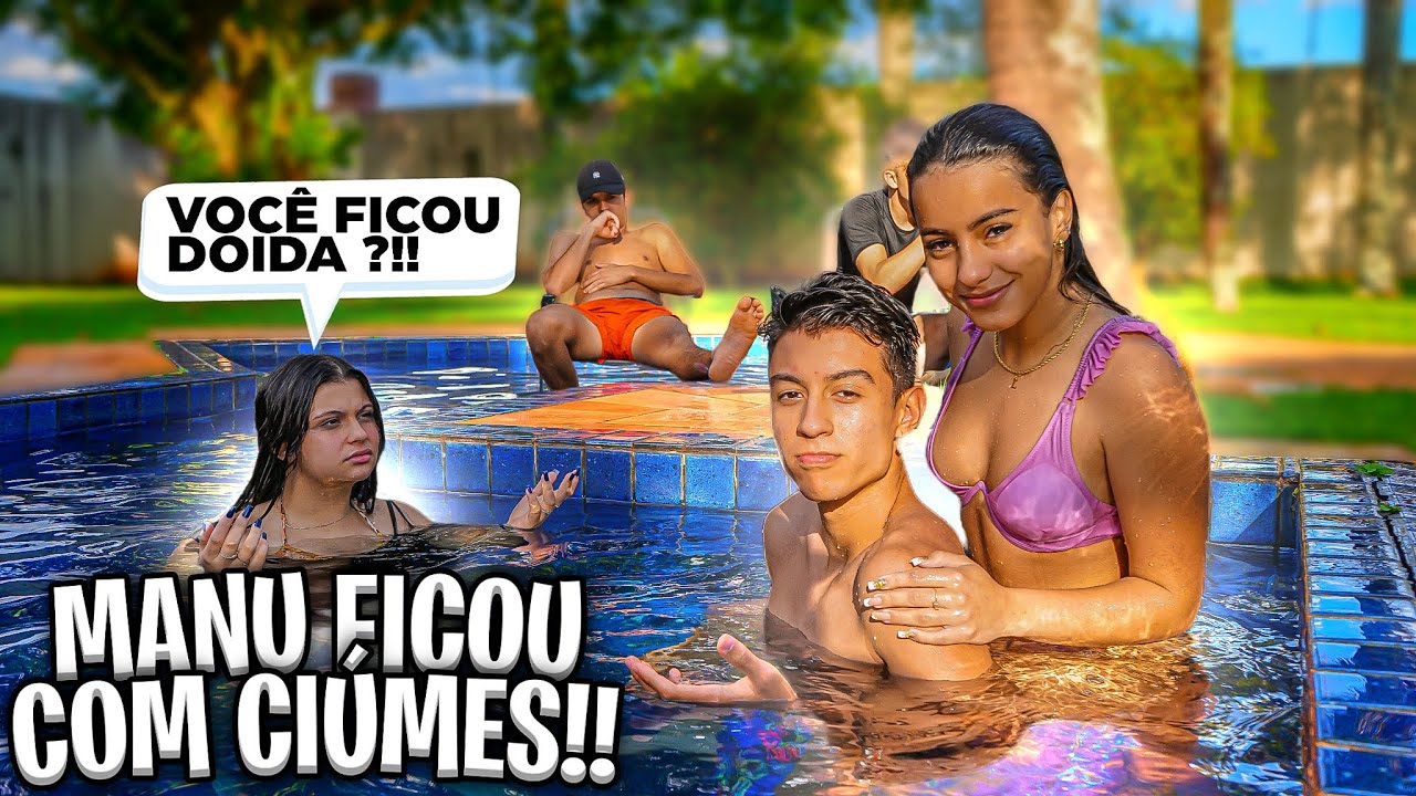 ELA DEU EM CIMA DO CAUÃ NA FRENTE DA MANU!!