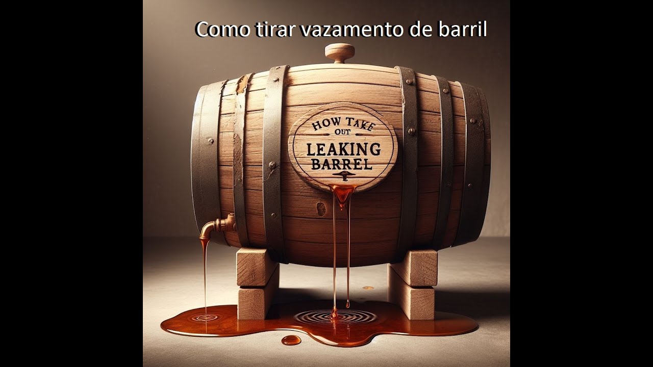 barril de madeira vazando. método infalível e simples para consertar #barril