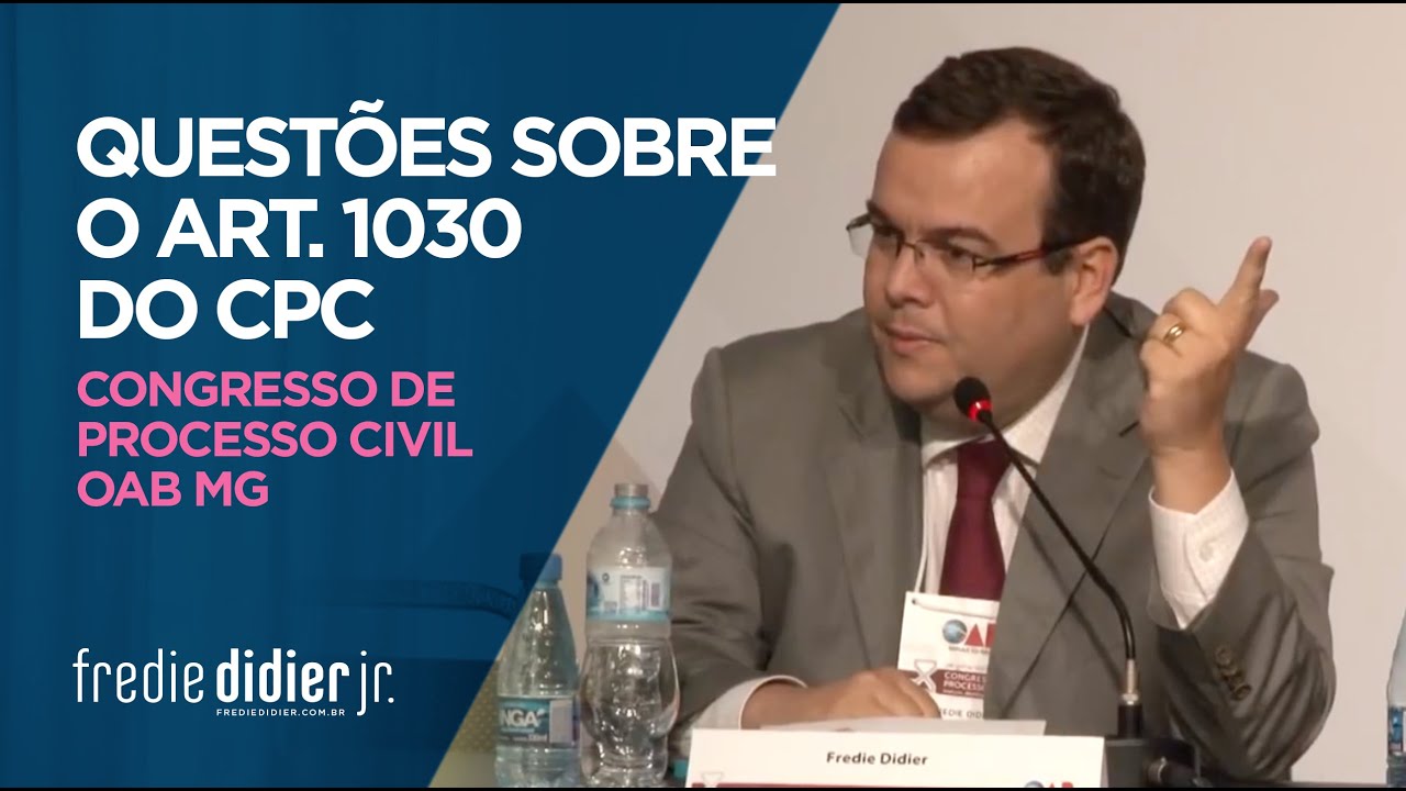 Questões sobre o art. 1.030 do CPC (Congresso de Processo Civil OAB-MG)