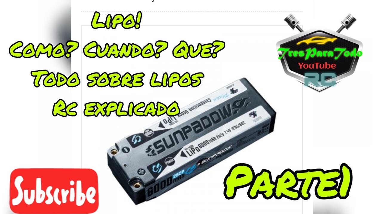#Lipo! Como Cuando y por qué. Carga almacenamiento. RC Explicado!