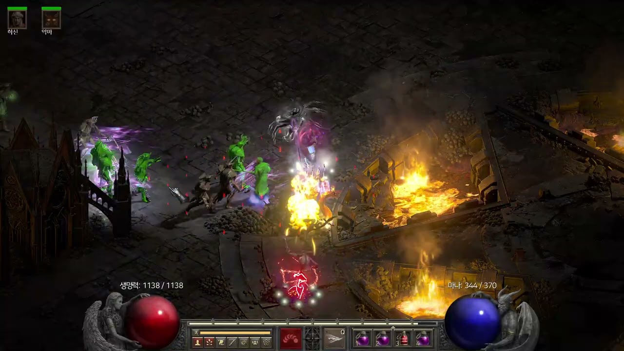 [D2R-레더13] 악마술사/물리악술 2일차 카생