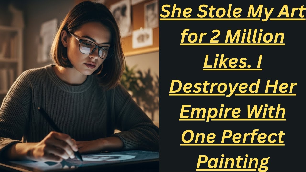 She Stole My Art for 2 Million Likes I Destroyed Her Empire With One Perfect Painting|Brutal Revenge