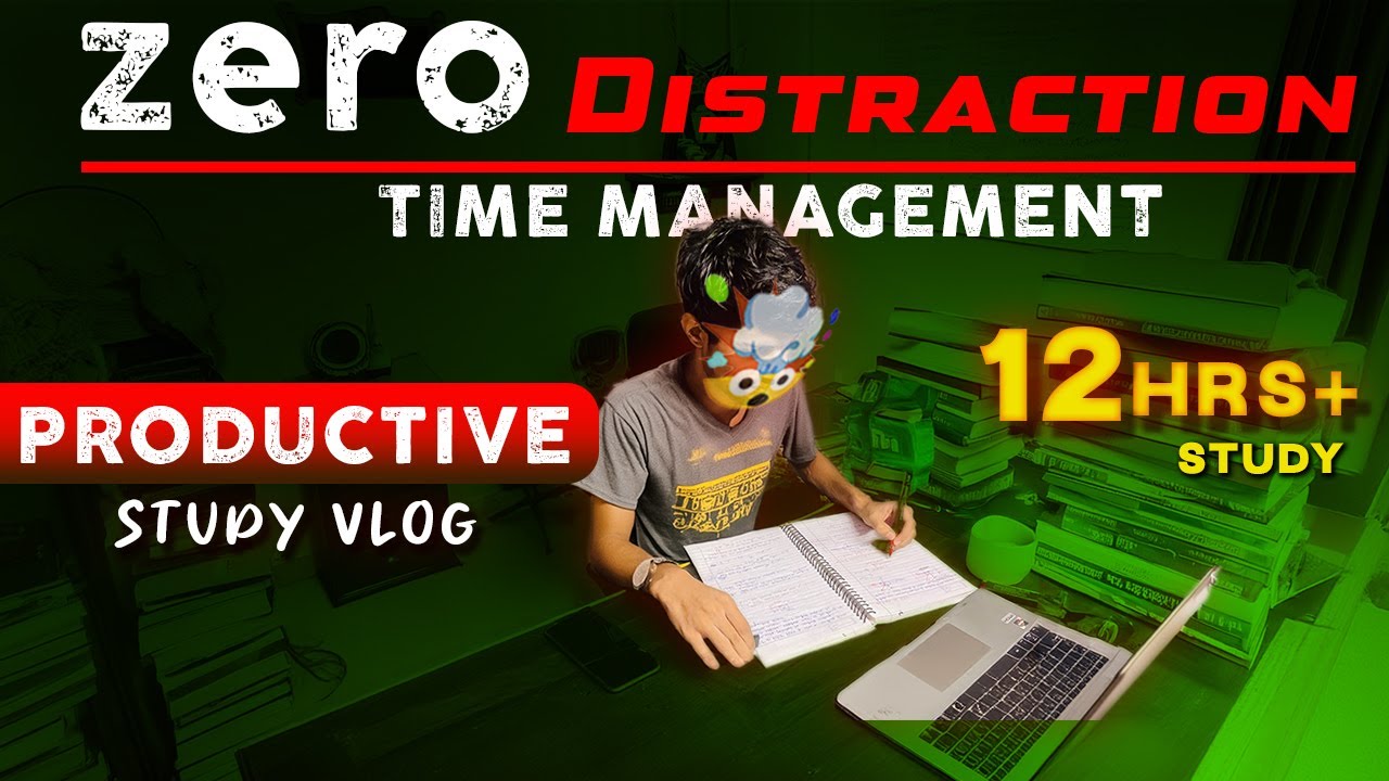 *4 Realistic* ways I use to MANAGE MY TIME & Study with *With ZERO DISTRACTION*