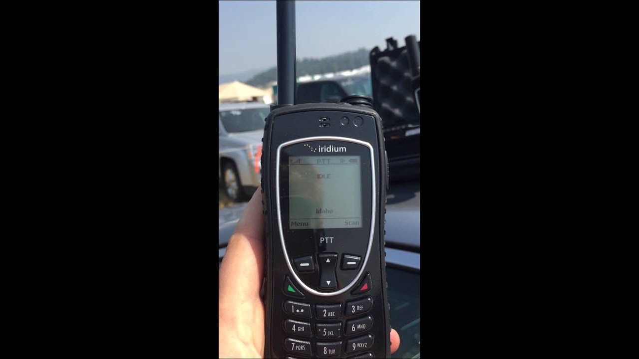On site in Idaho testing new Iridium Push to Talk (PTT) satellite phones.