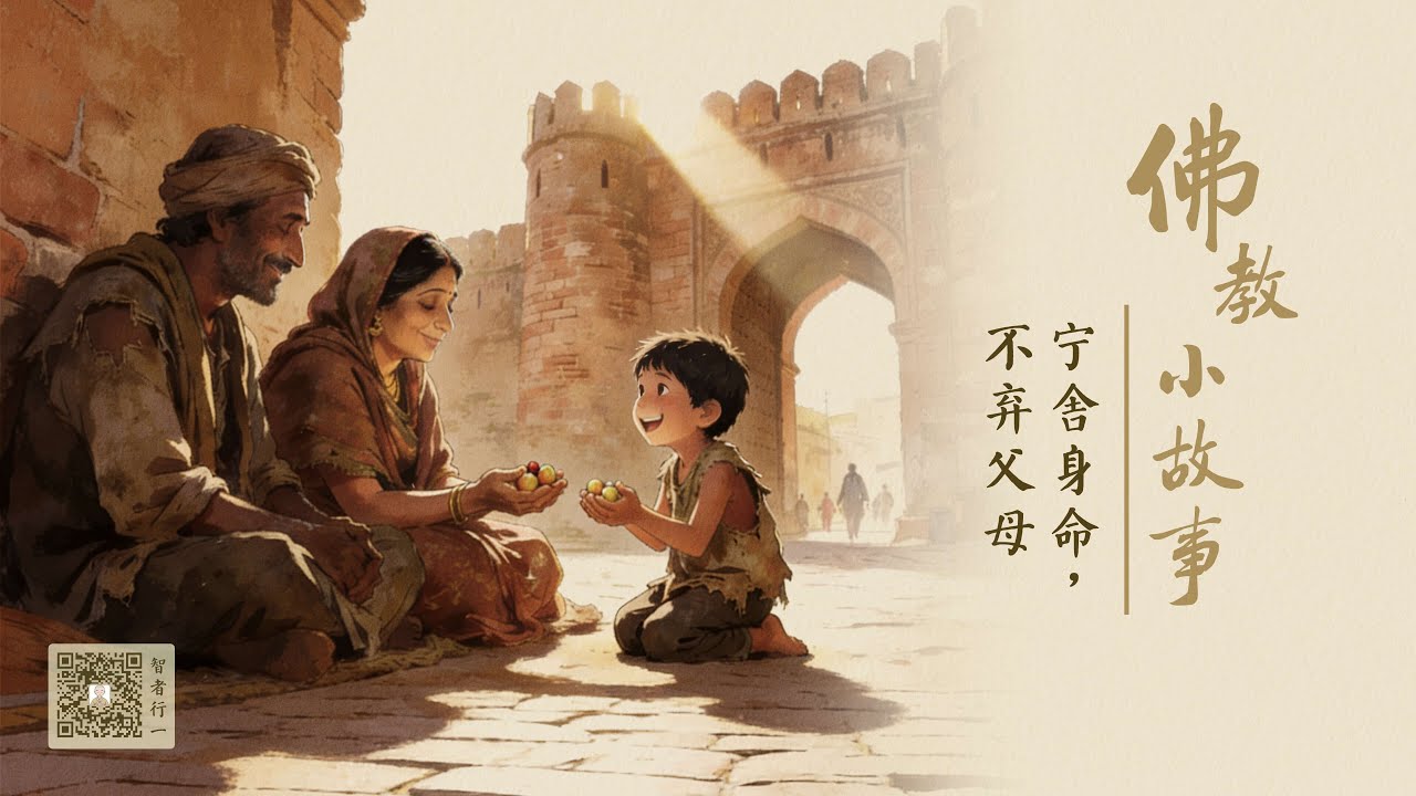 佛教小故事｜寧捨身命，不棄父母