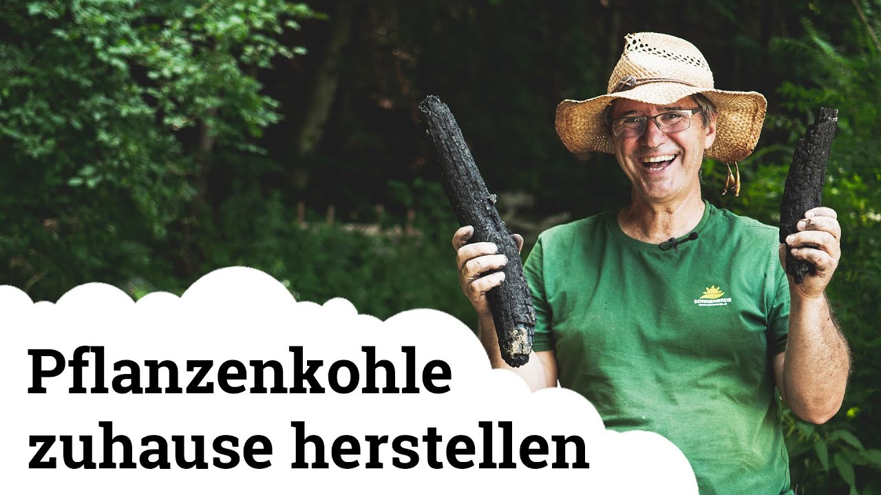 Pflanzenkohle | Wir stellen Pflanzenkohle mit dem KonTiki her 😍🌱