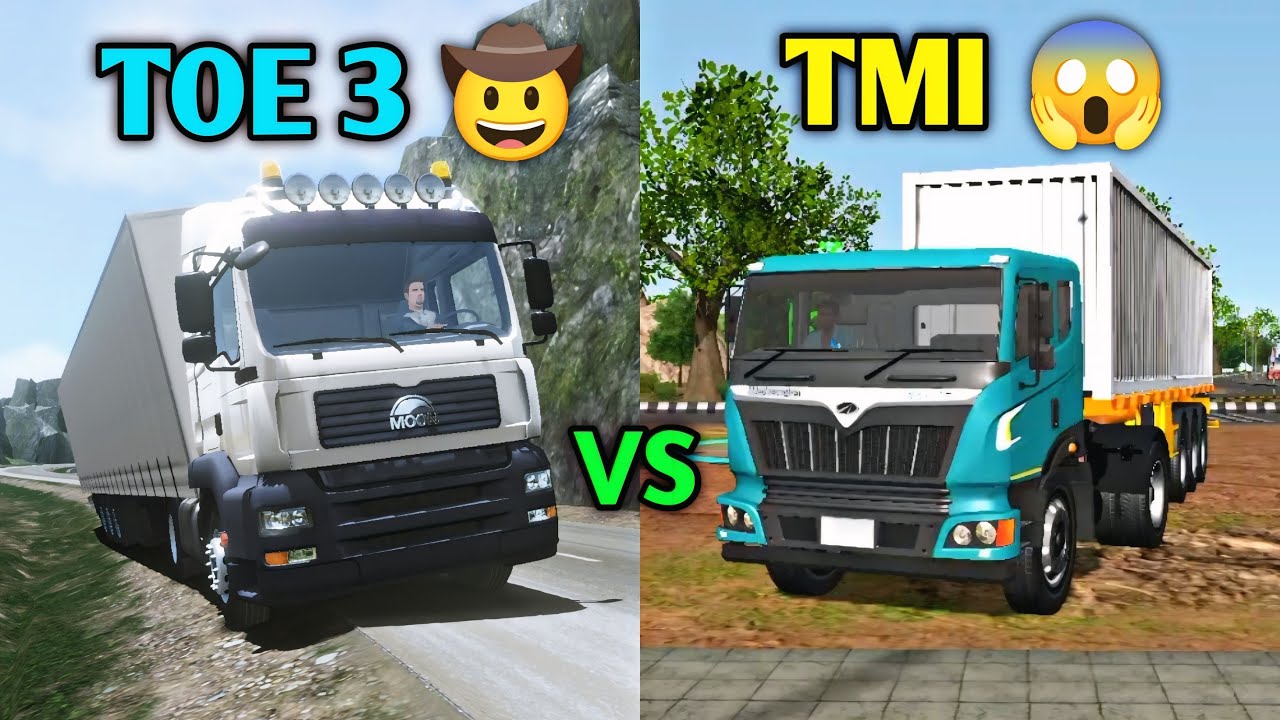 🚚Best Comparison Between Truck Masters India with Truckers Of Europe 3 🏕 | Truck Gameplay