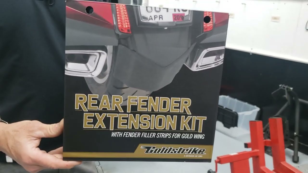 Installation: Goldstrike 2018+ Goldwing Rear Fender Extension - Max McAllister of Traxxion Dynamics