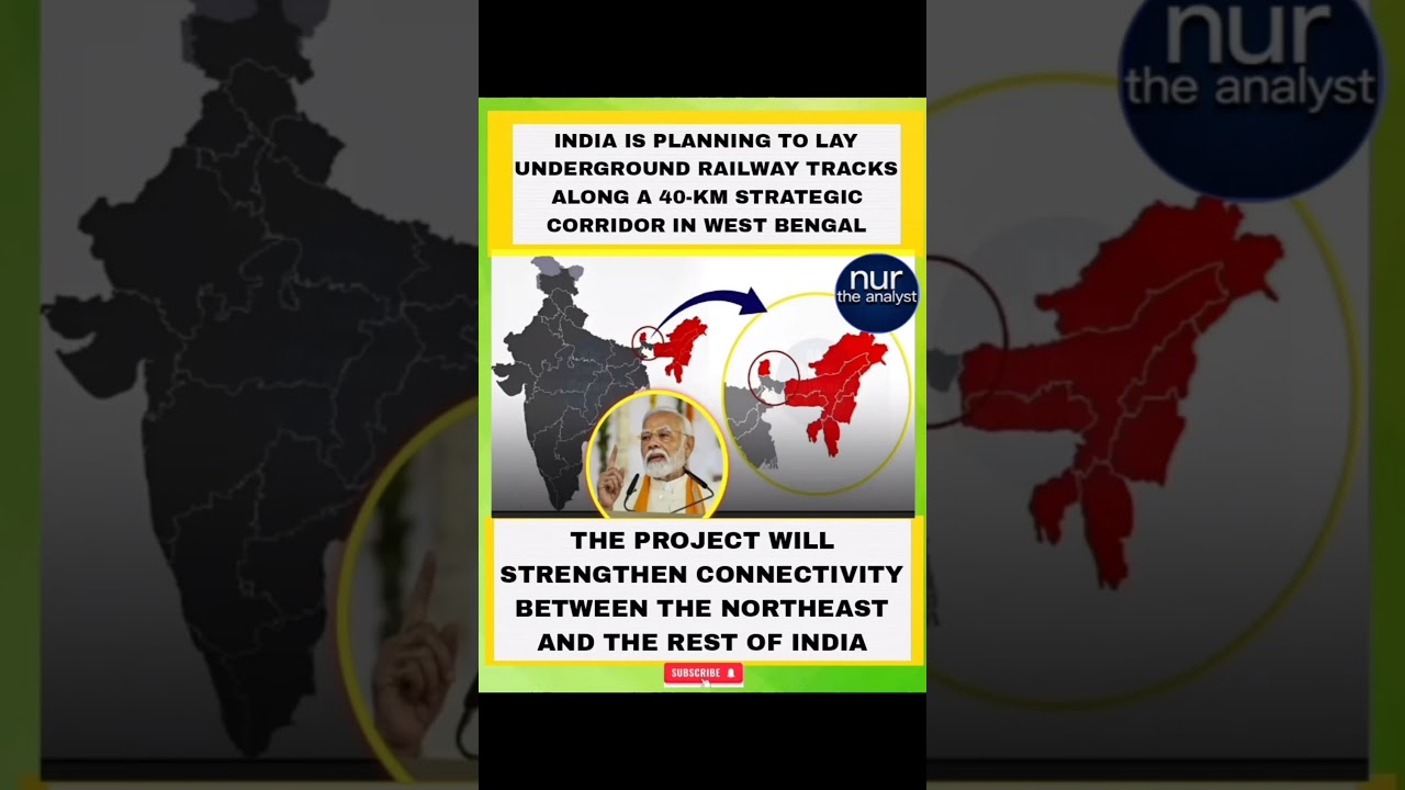 INDIA&rsquo;S SECRET UNDERGROUND RAIL CORRIDOR IN BENGAL#India #WestBengal#NortheastIndia#IndianRailway