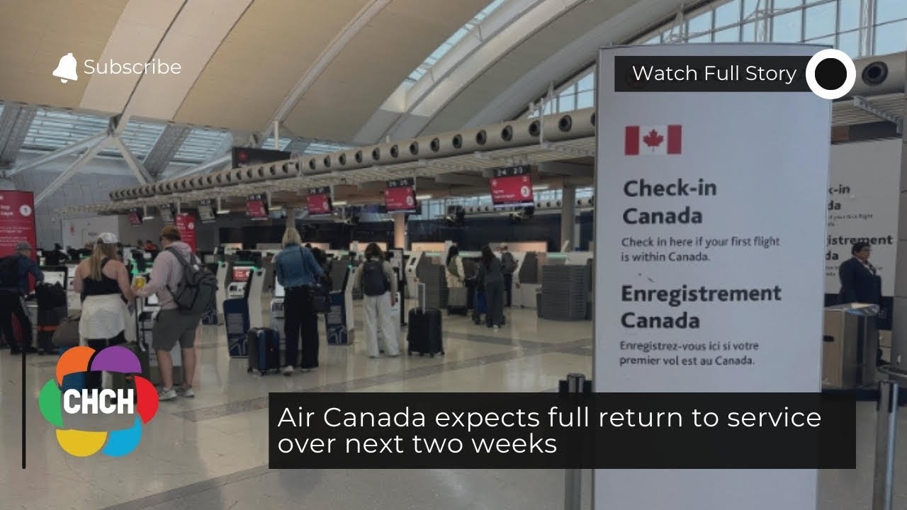 Air Canada expects full return to service over next two weeks
