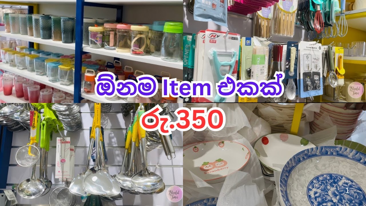 ඕනම Item එකක් රු.350යි | සෙරමික් පිගන් | Kitchen Items 
