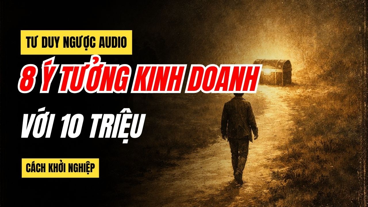 8 Ý Tưởng Kinh Doanh Với 10 Triệu: Vốn Ít, Lãi Đậm | TƯ DUY NGƯỢC AUDIO