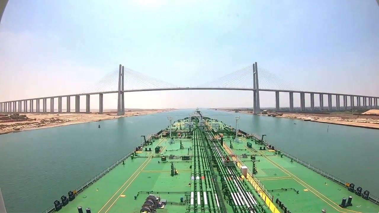 Suez Canal Transit | Port Said To Suez | Egypt | Timelapse | Life At Sea